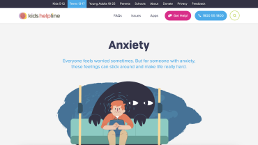Kids Helpline - Anxiety